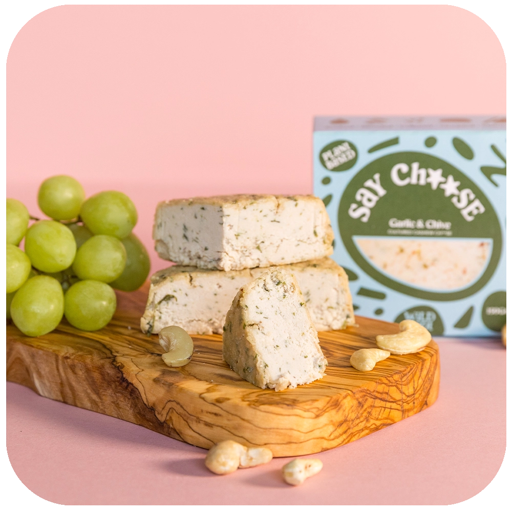 Box of Garlic & Chive Cultured Cashew Cheese