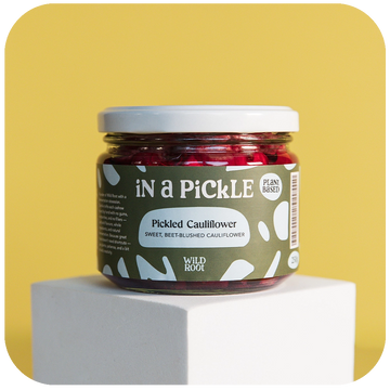 Pickled Pink Cauliflower jar
