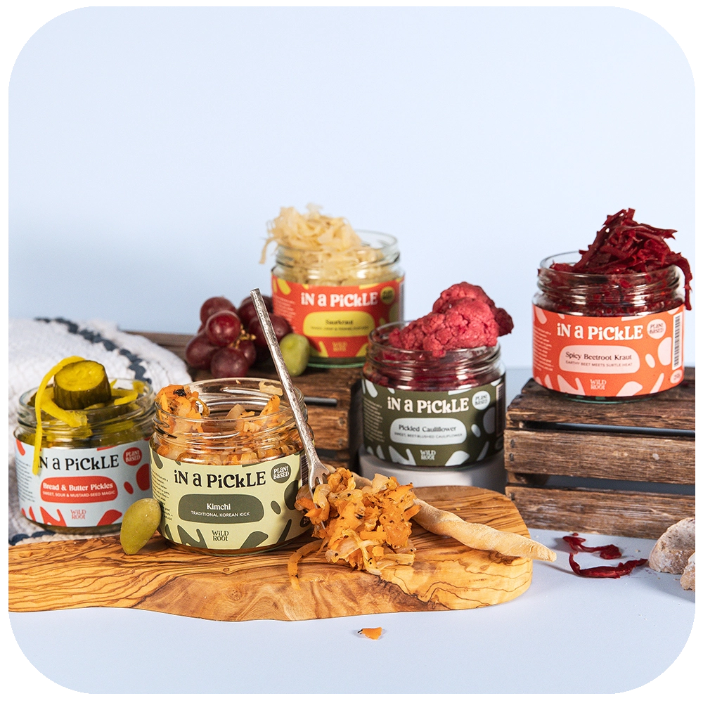 All 'In a pickle' jars together