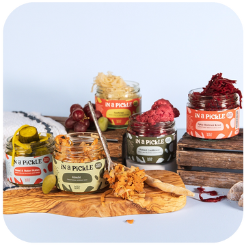 All 'In a pickle' jars together